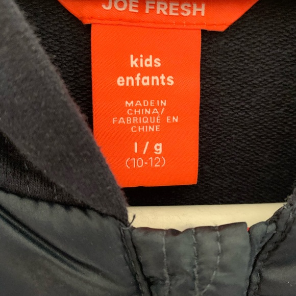 Joe Fresh Fall/Spring hooded zip up BOYS - Picture 3 of 3